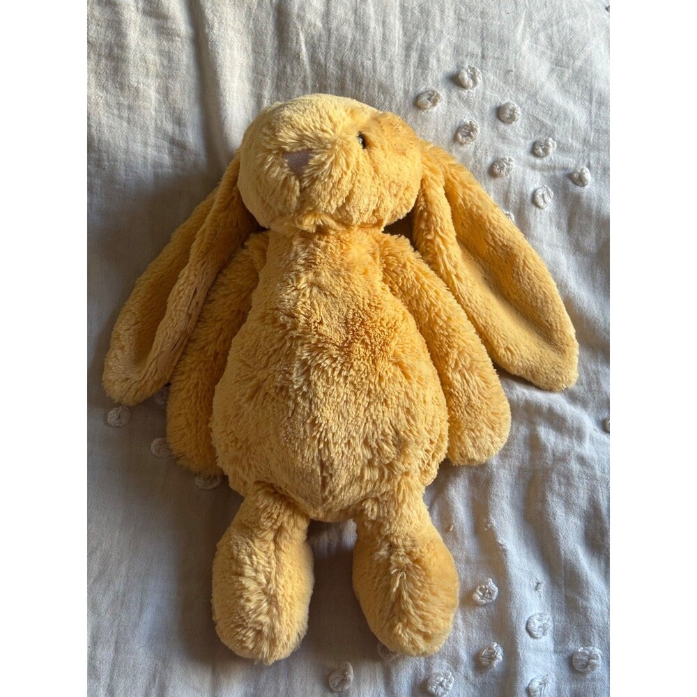 Jellycat Sunshine Bashful Bunny Medium Original 12” Plush, retired RARE